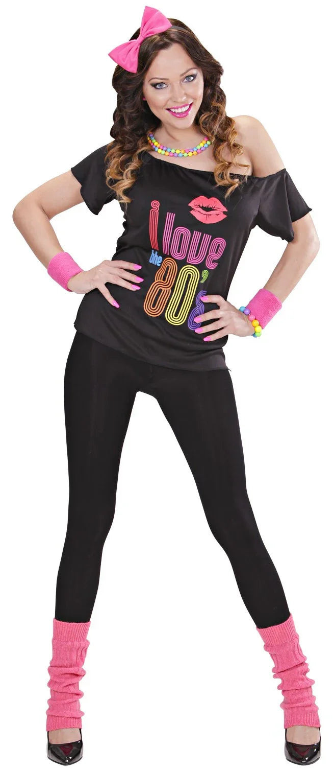 Disfraz de Mujer de los 80s Disfraces Baratos Widmann