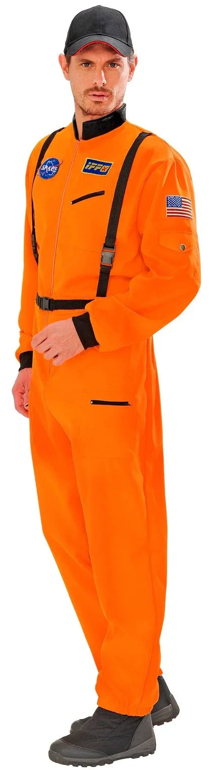 Disfraz de Astronauta Naranja para Hombre Adultos Widmann