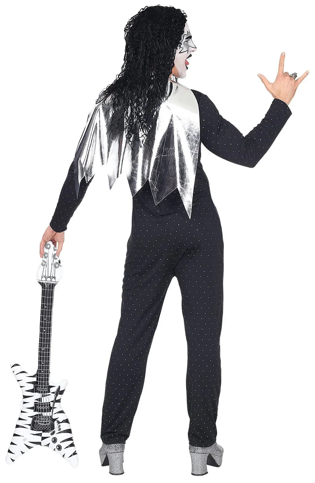 Disfraz de Estrella del Rock Kiss para Adulto Cantantes y Músicos Widmann