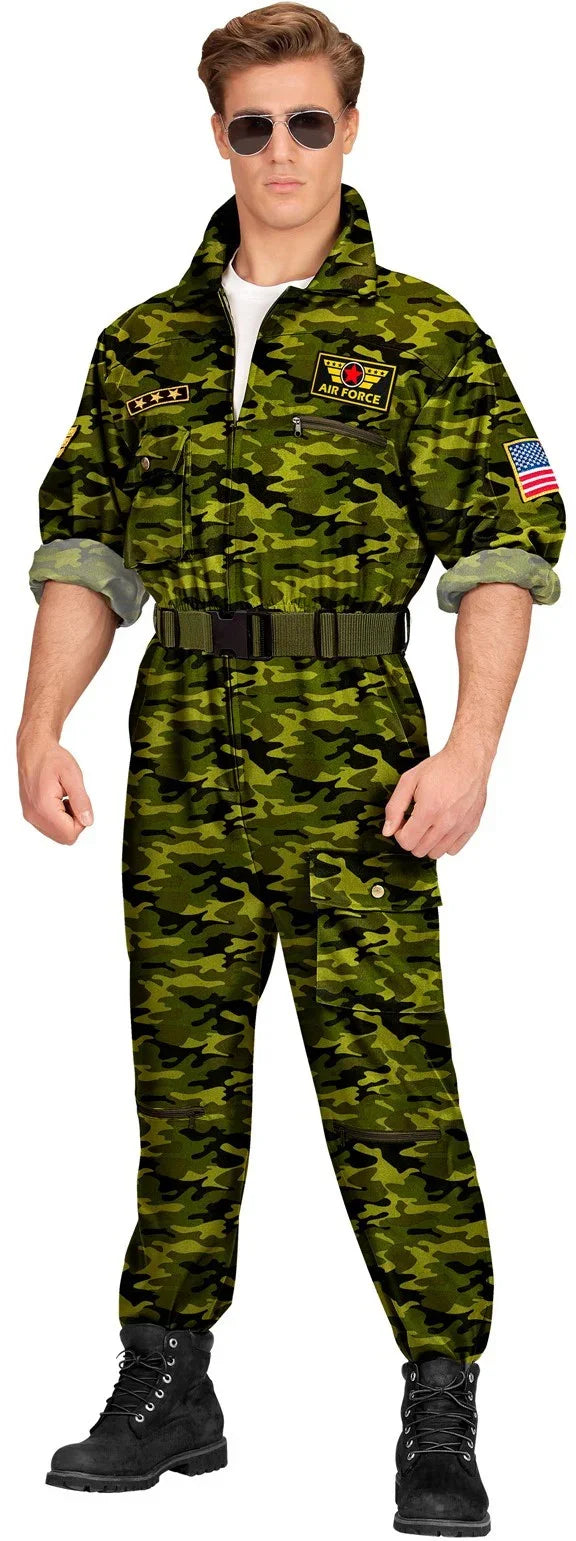 Disfraz de Piloto Militar para Hombre Pilotos y Aviadores Widmann