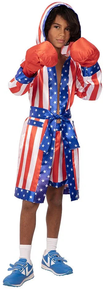 Disfraz de Boxeador Americano para Niño Boxeadores EuroCarnavales