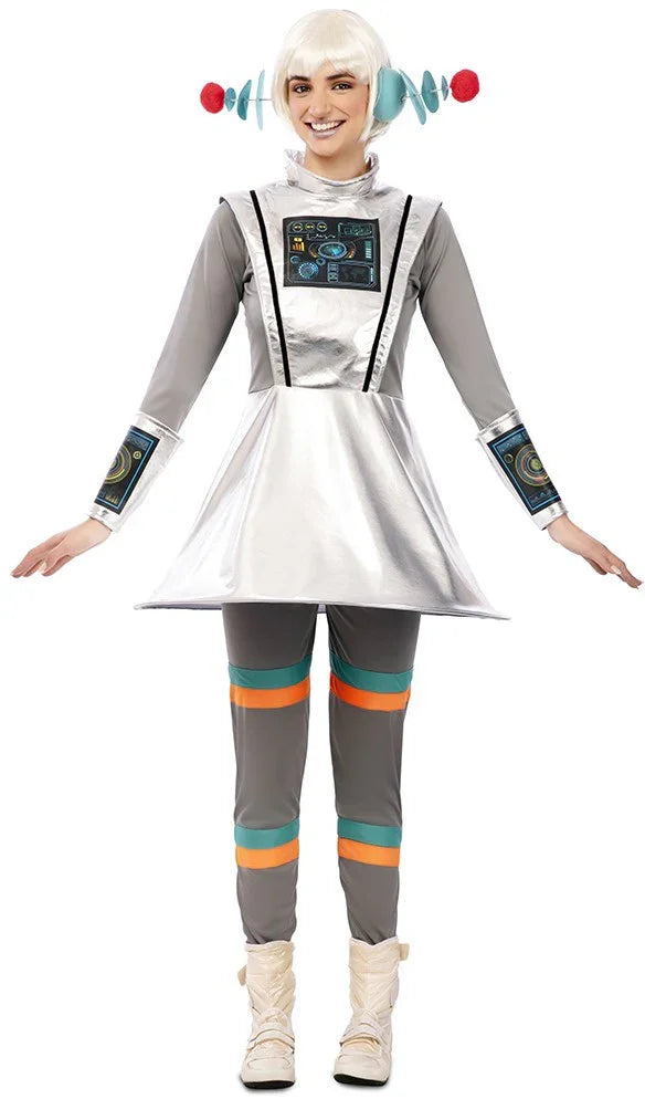 Disfraz de Viajera Espacial Futurista para Mujer Extraterrestres EuroCarnavales