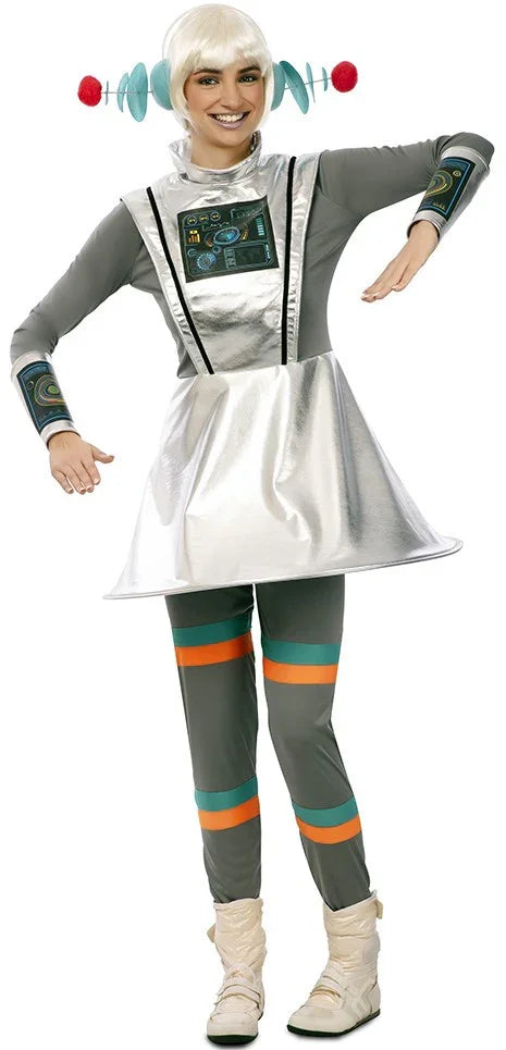 Disfraz de Viajera Espacial Futurista para Mujer Extraterrestres EuroCarnavales