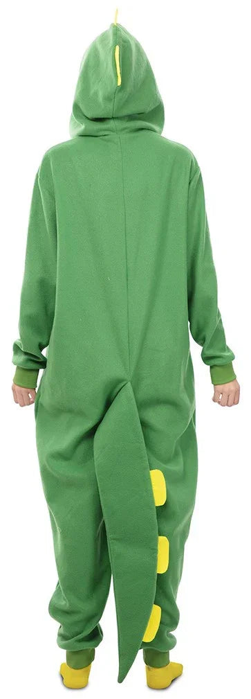 Disfraz de Dinosaurio Verde para Adulto Dragón y Dinosaurio EuroCarnavales