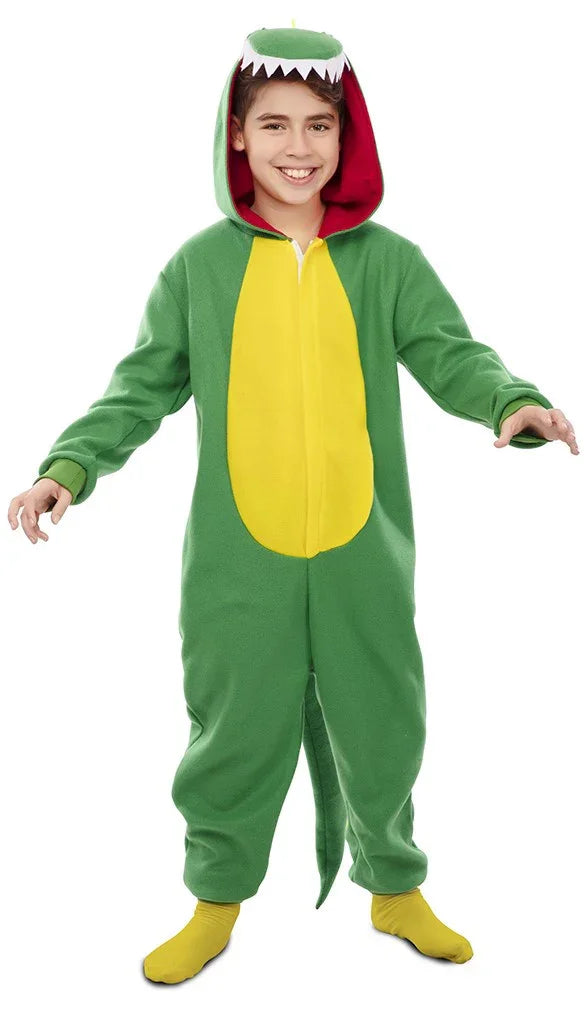 Disfraz de Dinosaurio Verde Infantil Dragón y Dinosaurio EuroCarnavales