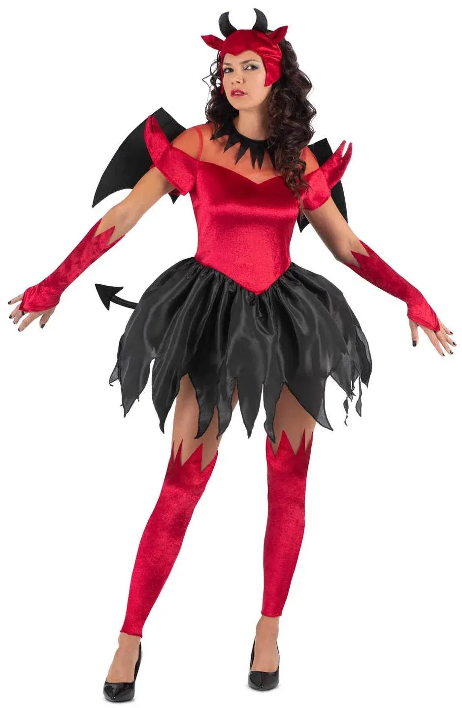 Disfraz de Demonia con Alas para Mujer Demonios Viving