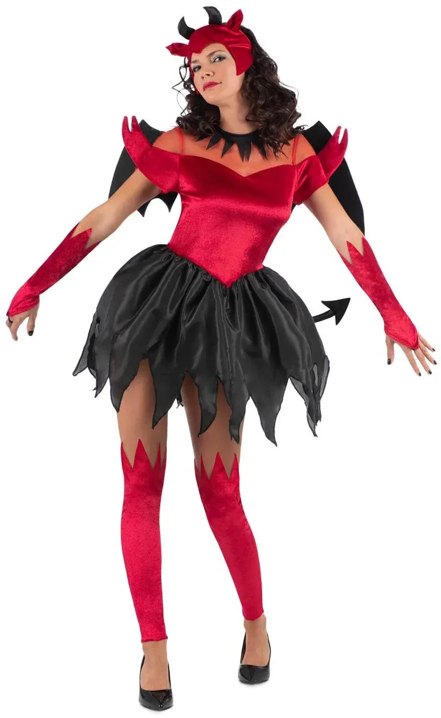 Disfraz de Demonia con Alas para Mujer Demonios Viving