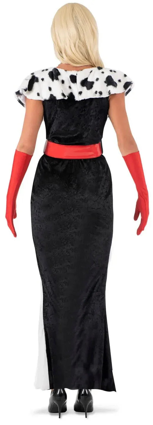 Disfraz de Cruella Diva Villana para Mujer Cruella de Vil Viving