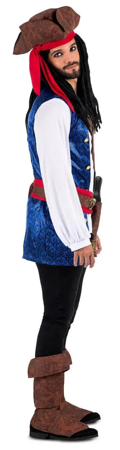 Disfraz de Pirata Jack Sparrow Premium para Hombre Piratas Viving