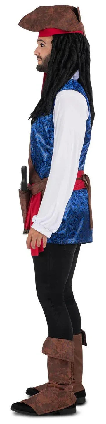 Disfraz de Pirata Jack Sparrow Premium para Hombre Piratas Viving