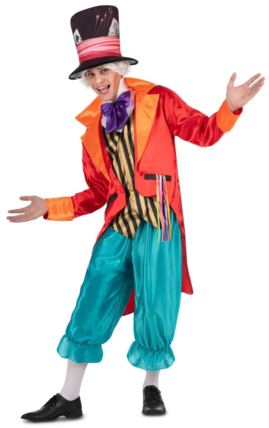 Disfraz de Sombrerero Loco Colorido para Hombre Sombrerero Loco Viving