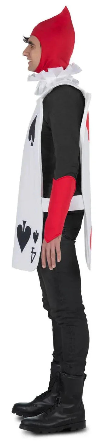 Disfraz de Carta Soldado de Alicia para Adulto Cartas Poker Viving
