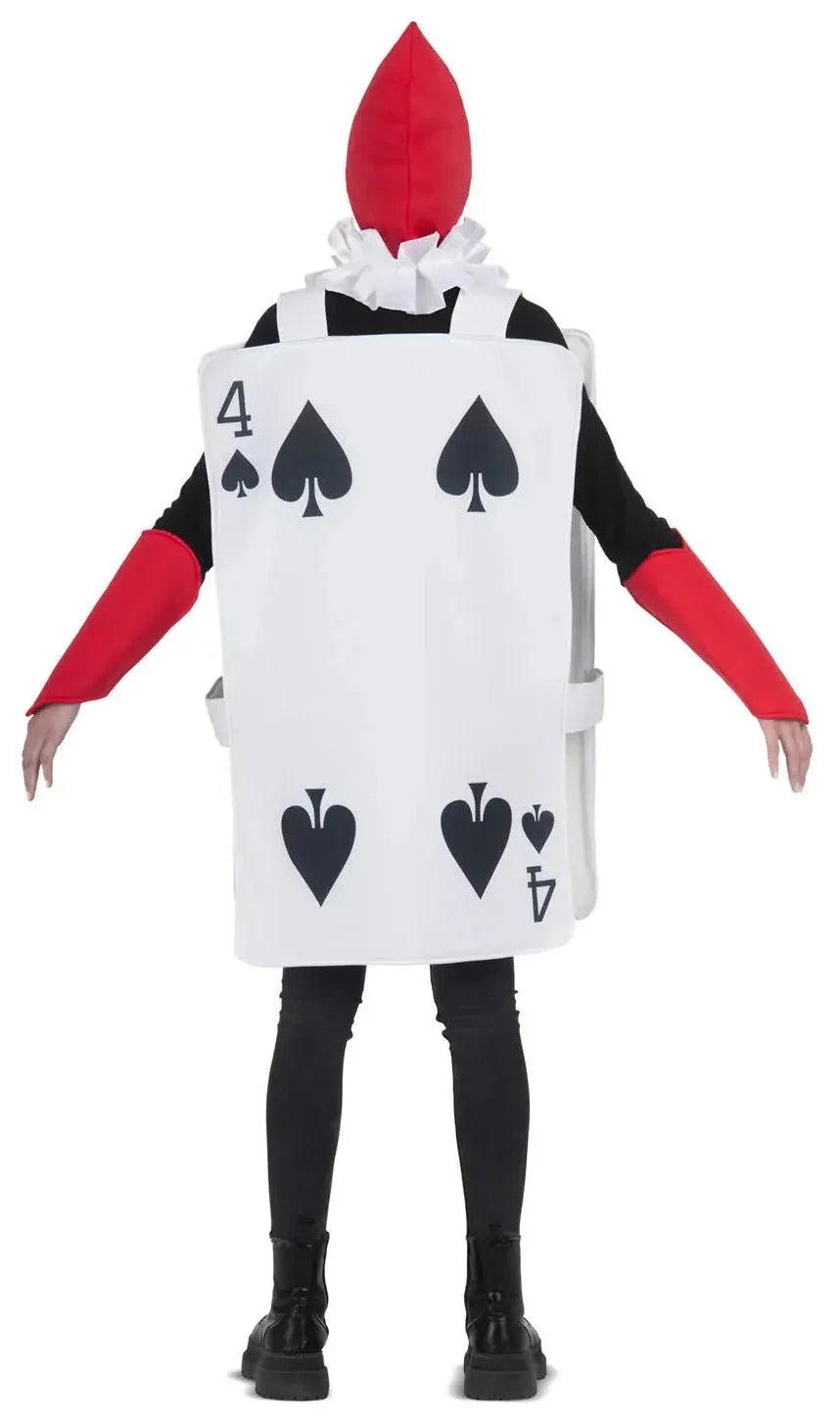 Disfraz de Carta Soldado de Alicia para Adulto Cartas Poker Viving