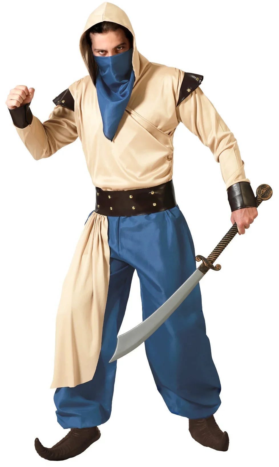 Disfraz de Asesino Árabe Encapuchado para Hombre Árabes Atosa