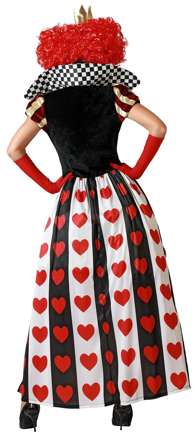 Disfraz de Reina de Corazones Malvada para Mujer Reina de Corazones Atosa