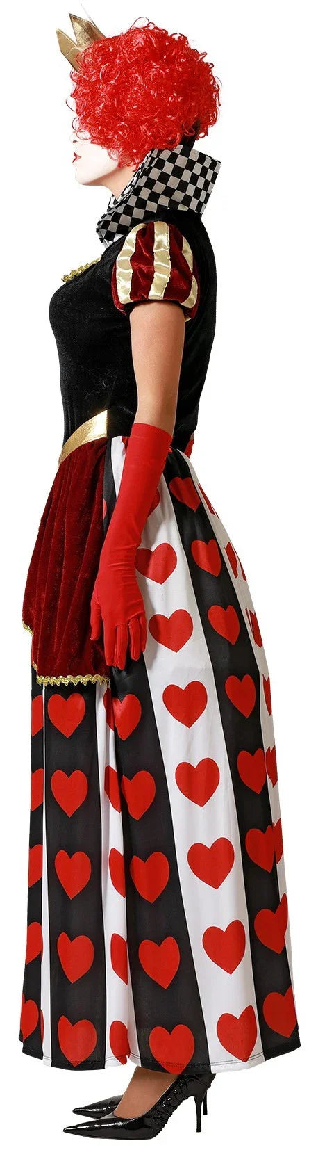 Disfraz de Reina de Corazones Malvada para Mujer Reina de Corazones Atosa