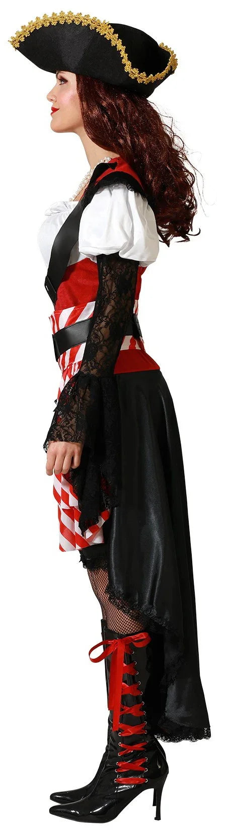 Disfraz de Pirata Caribeña Elegante para Mujer Pirata Atosa