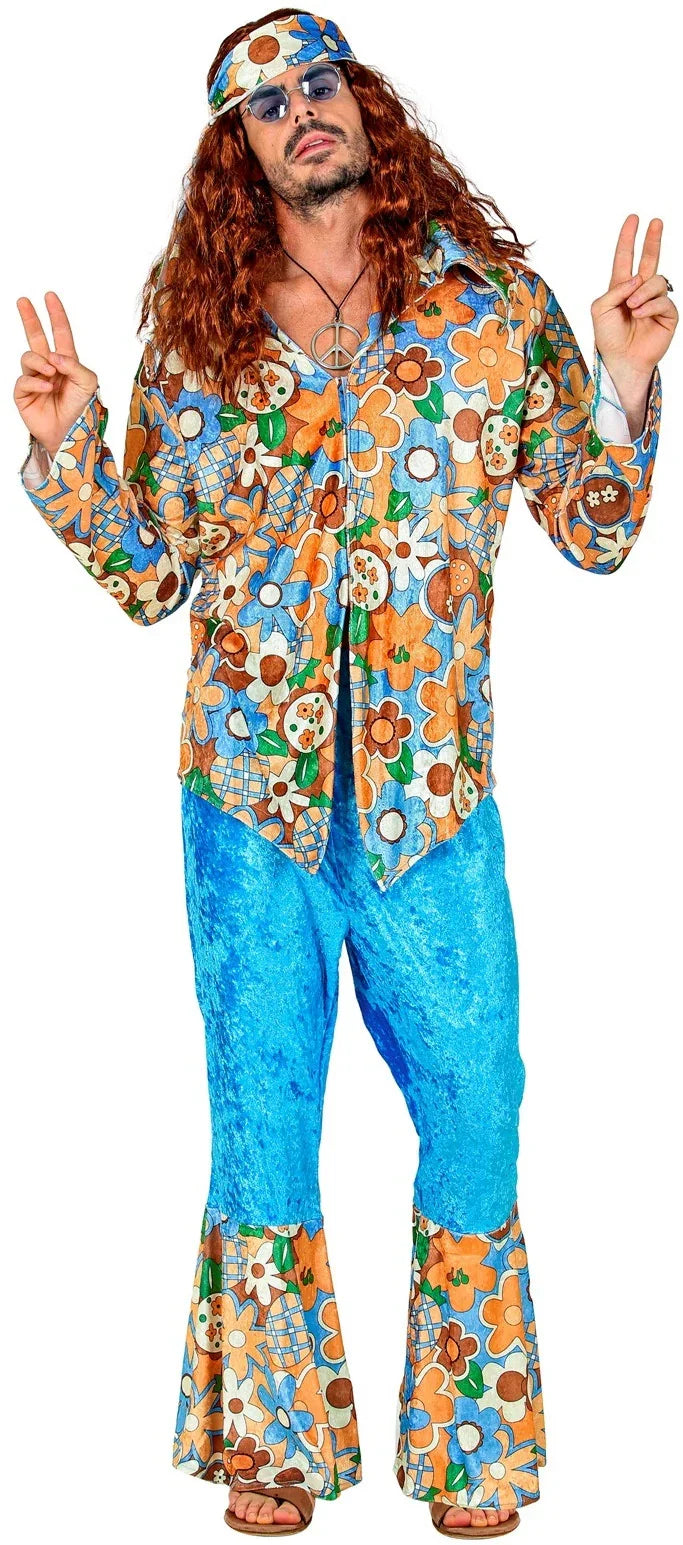 Disfraz De Hippie - Talla Grande - Adultos Widmann