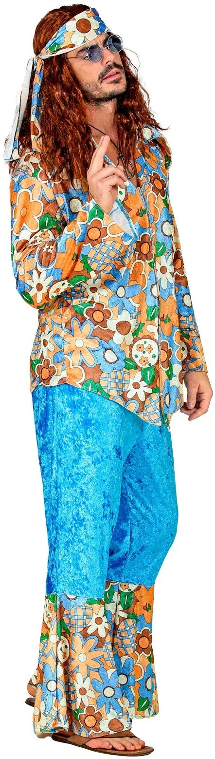 Disfraz De Hippie - Talla Grande - Adultos Widmann
