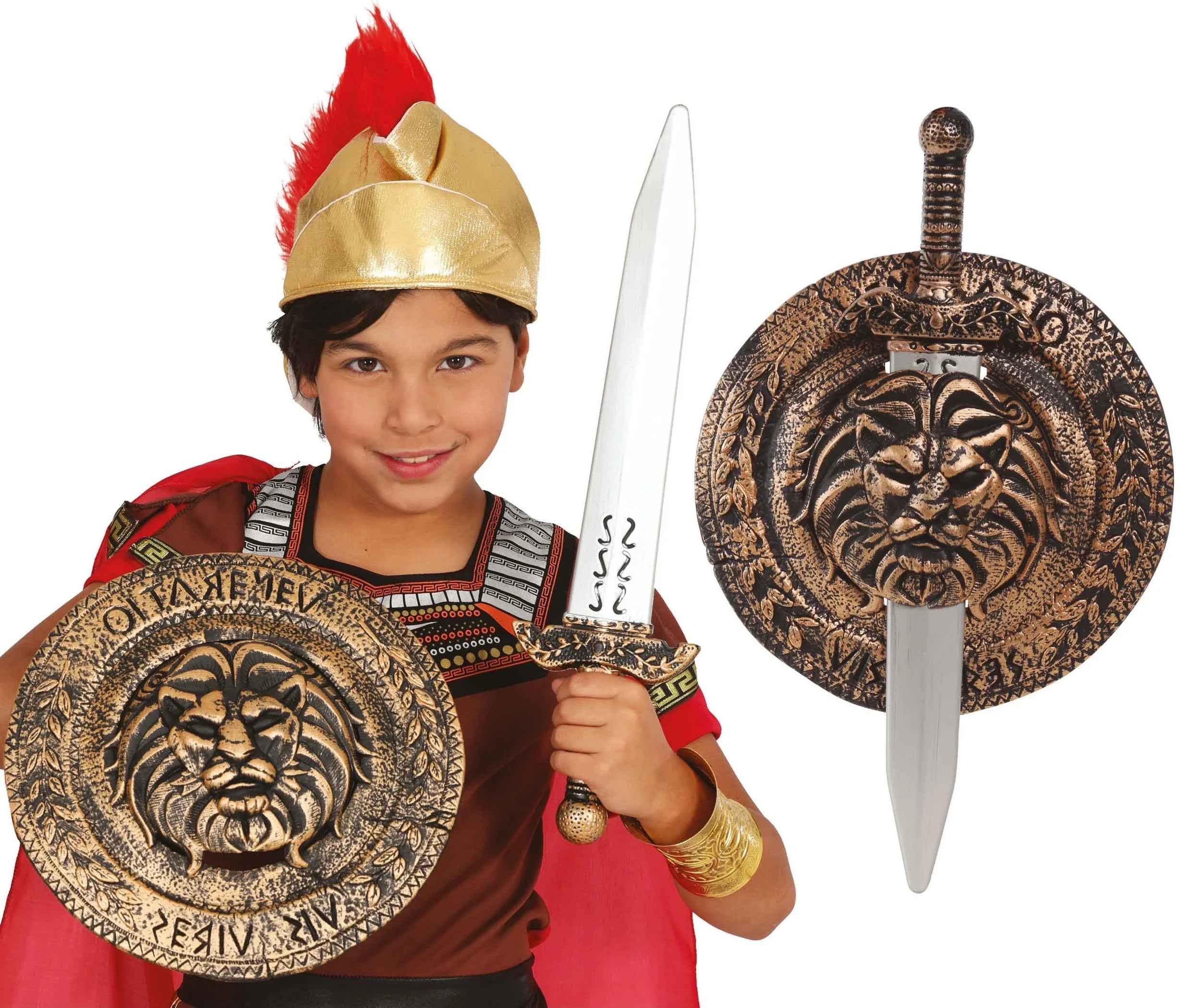 Espada y Escudo Romanos para Niños Complementos Romanos y Griegos Guirca