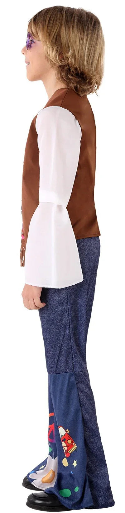 Disfraz de Hippie con Chaleco para Niño Hippie Atosa