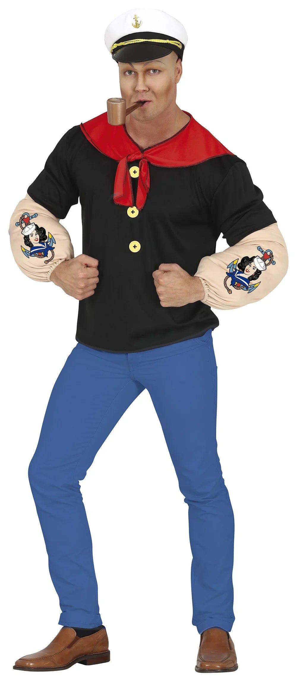 Disfraz de Marinero Popeye para Hombre Popeye Guirca
