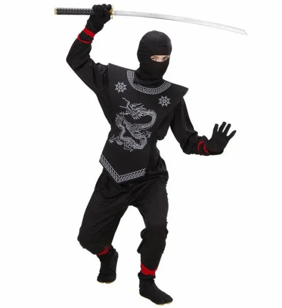 Disfraz de Ninja Oscuro para Niño INFANTILES Widmann