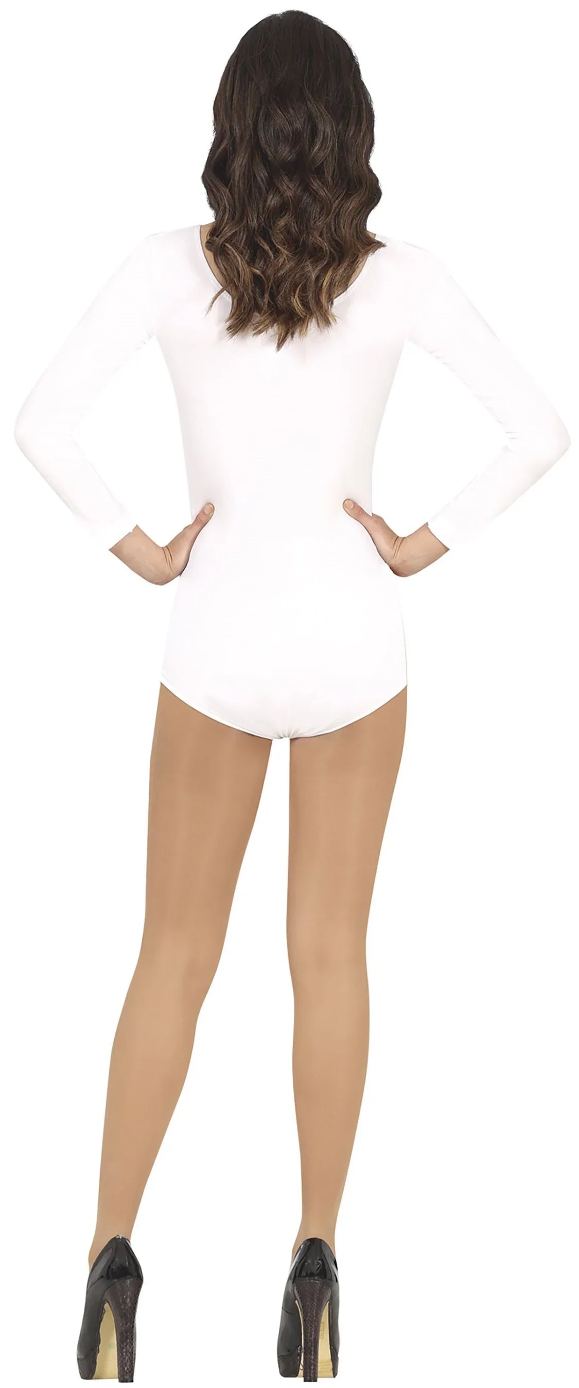 Maillot Blanco de Manga Larga para Mujer Mallas y Maillots Guirca