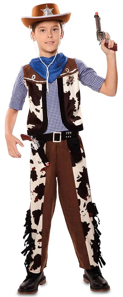 Disfraces para Grupo de Vaqueros con Estampado de Vaca Vaquero Disfraces Simon