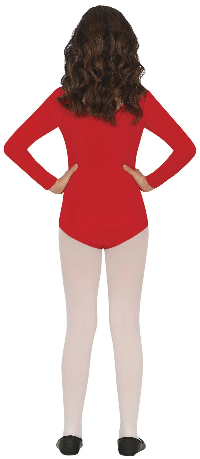 Maillot Rojo de Manga Larga para Niña Bodies y Maillots de Sevillana Guirca