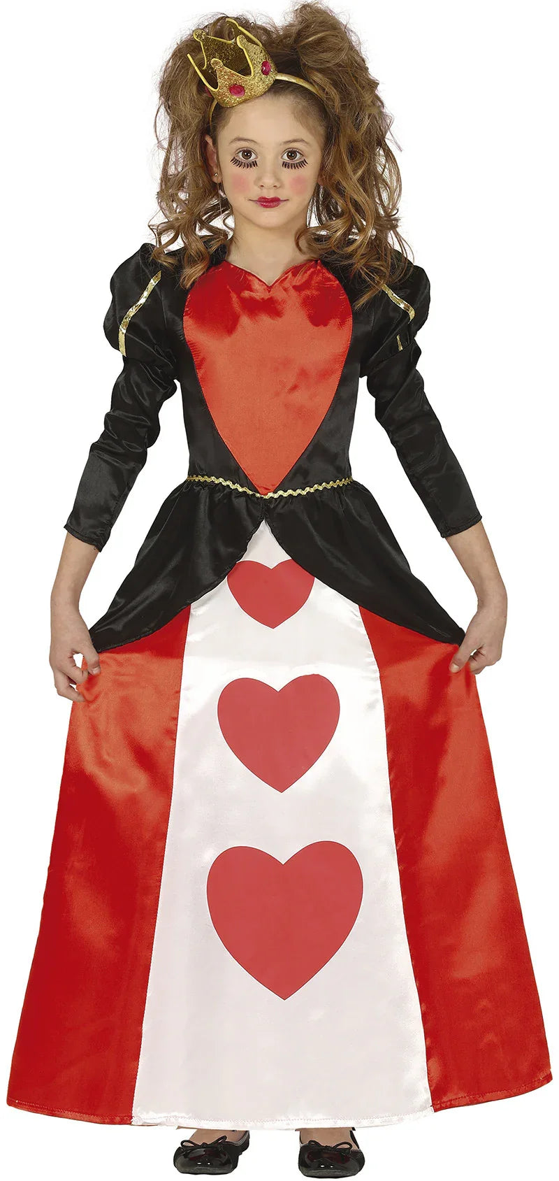 Disfraz de Reina de Corazones Presumida para Niña Reina de Corazones Guirca