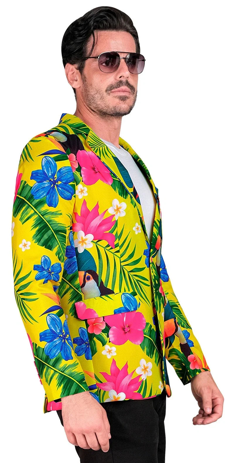 Chaqueta Americana con Estampado Hawaiano para Hombre Chaquetas y Fracs Widmann