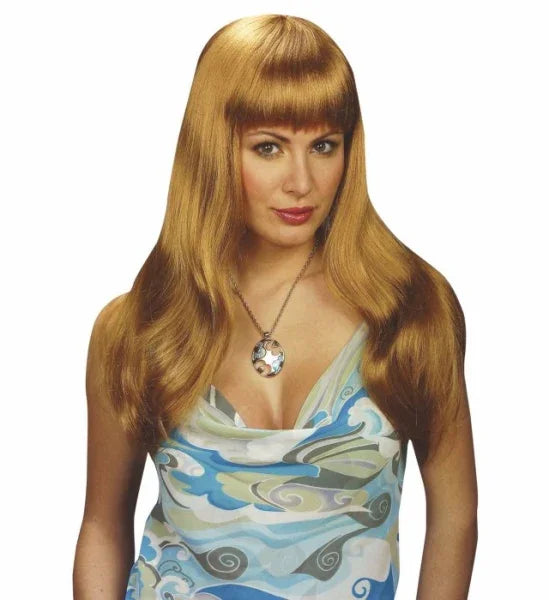 Peluca Castaña Clara Lisa Look Natural COMPLEMENTOS Widmann