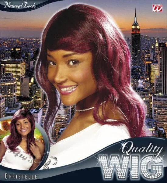 Peluca Caoba Media Melena Lisa COMPLEMENTOS Widmann