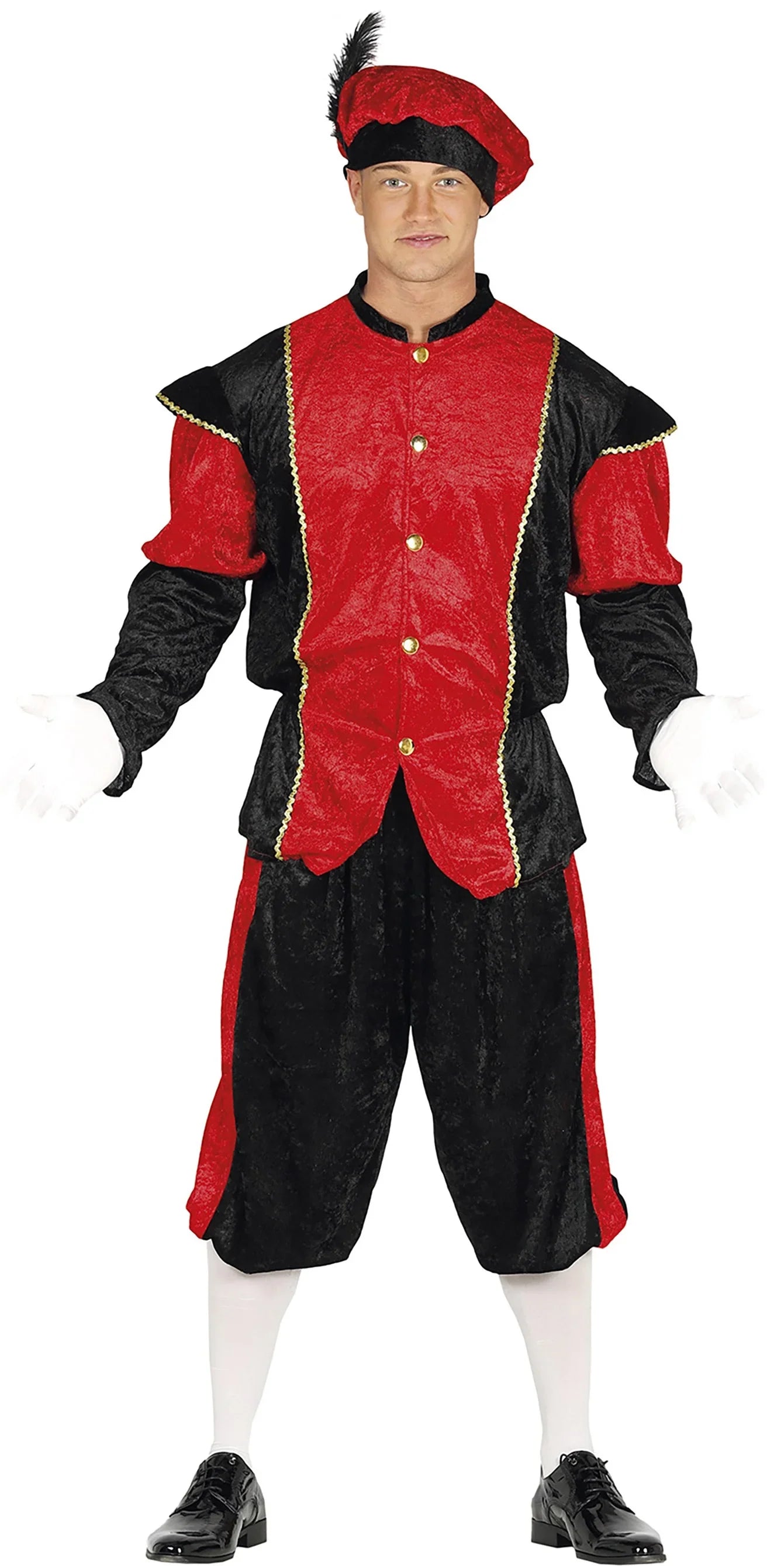 Disfraces en Pareja de Paje de los Reyes Magos Rojo Pajes Reales Disfraces Simon