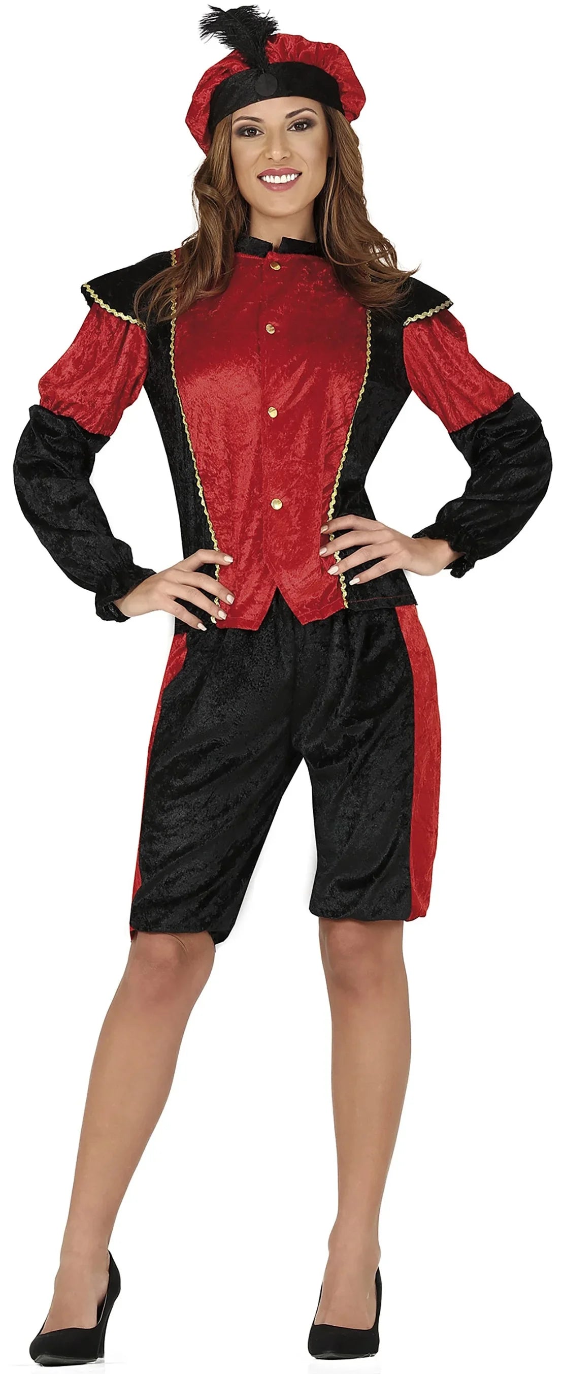 Disfraces en Pareja de Paje de los Reyes Magos Rojo Pajes Reales Disfraces Simon