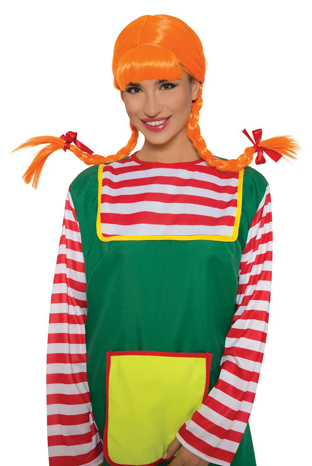 Peluca de Trenzas Naranjas Pelucas Guirca