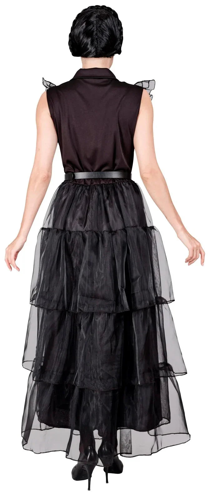 Disfraz de Miércoles Gótica Baile para Mujer Miércoles Addams Widmann