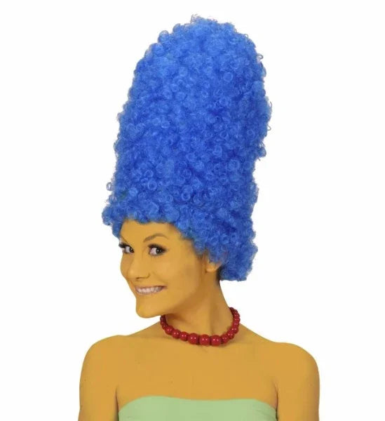 Peluca de Marge Simpson Azul COMPLEMENTOS Widmann