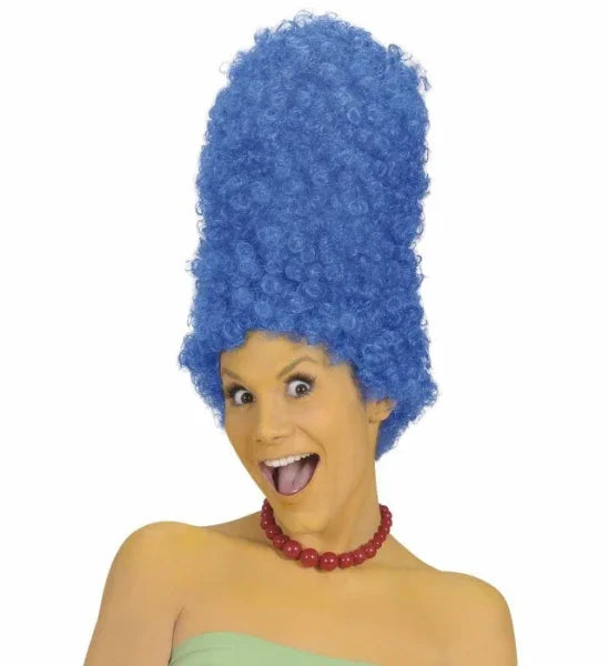 Peluca de Marge Simpson Azul COMPLEMENTOS Widmann