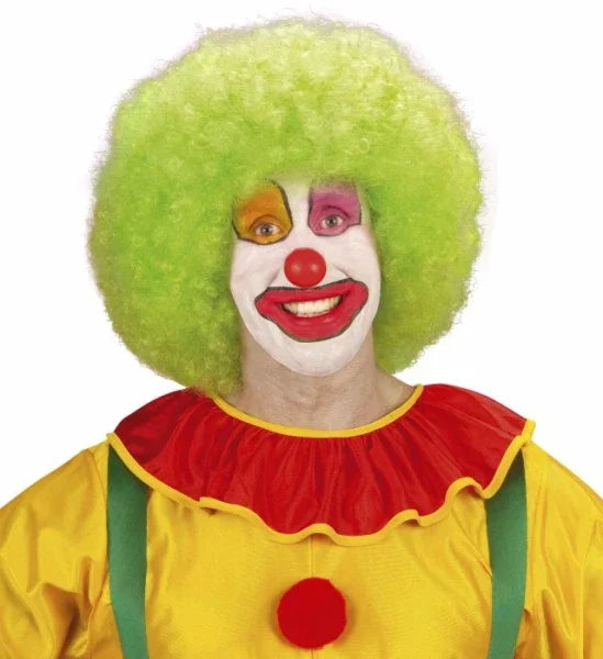 Peluca Afro Verde Lujo COMPLEMENTOS Widmann