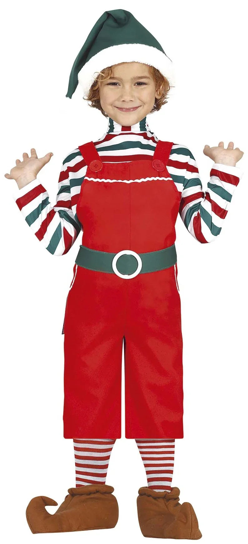 Disfraces para Grupo de Elfos de Papá Noel con Peto Elfos Navideños Disfraces Simon