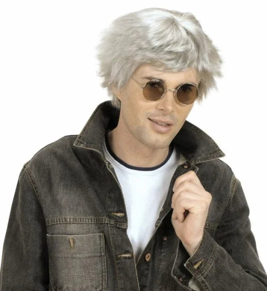 Peluca Gris Años 90 para Hombre COMPLEMENTOS Widmann