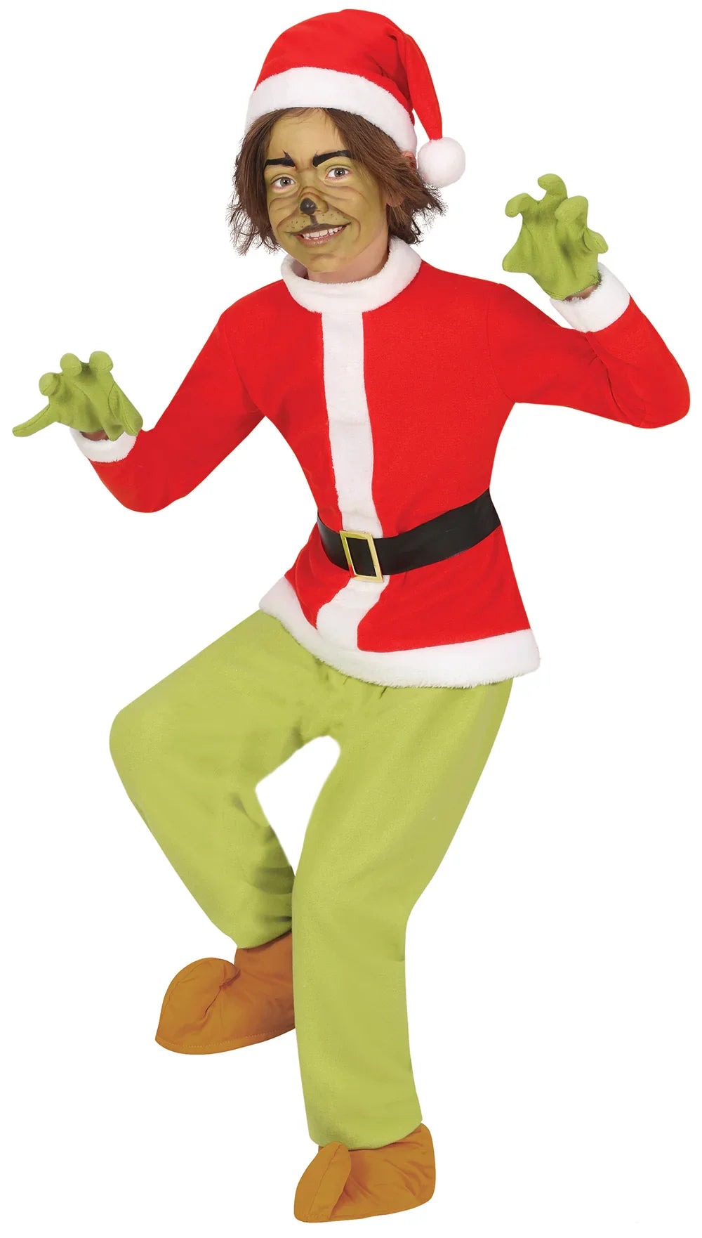 Disfraz de Grinch para Niño Navidad Infantiles Guirca