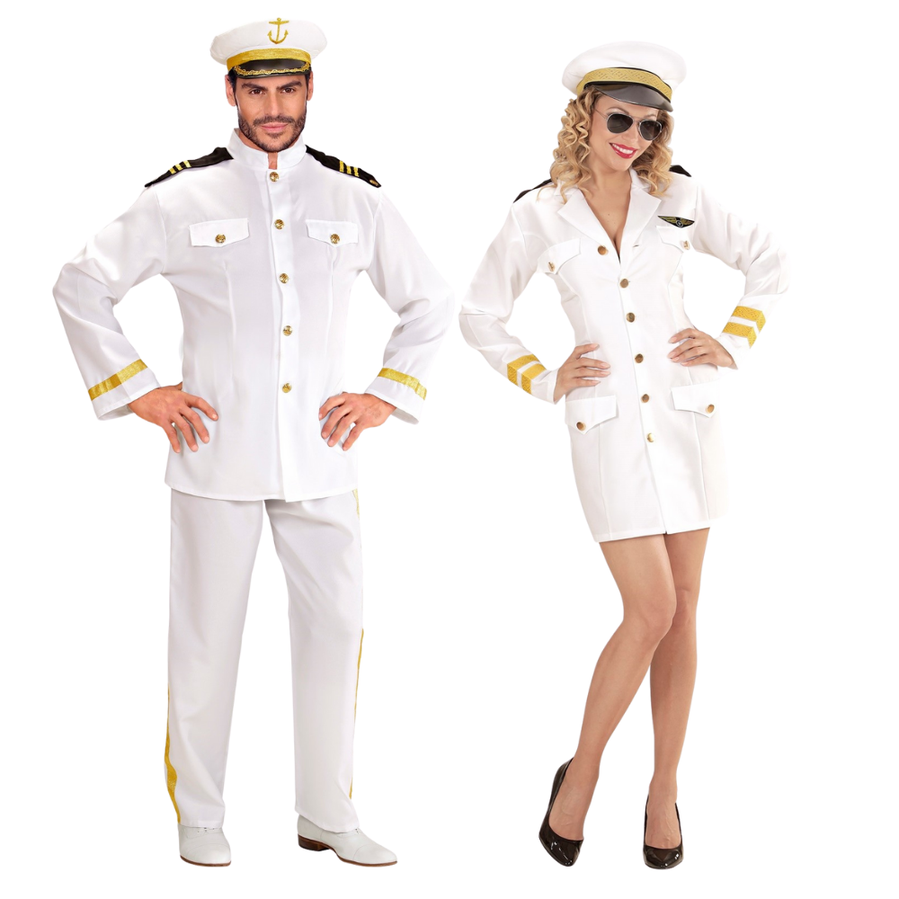 Disfraces en Pareja de Capitán de Barco