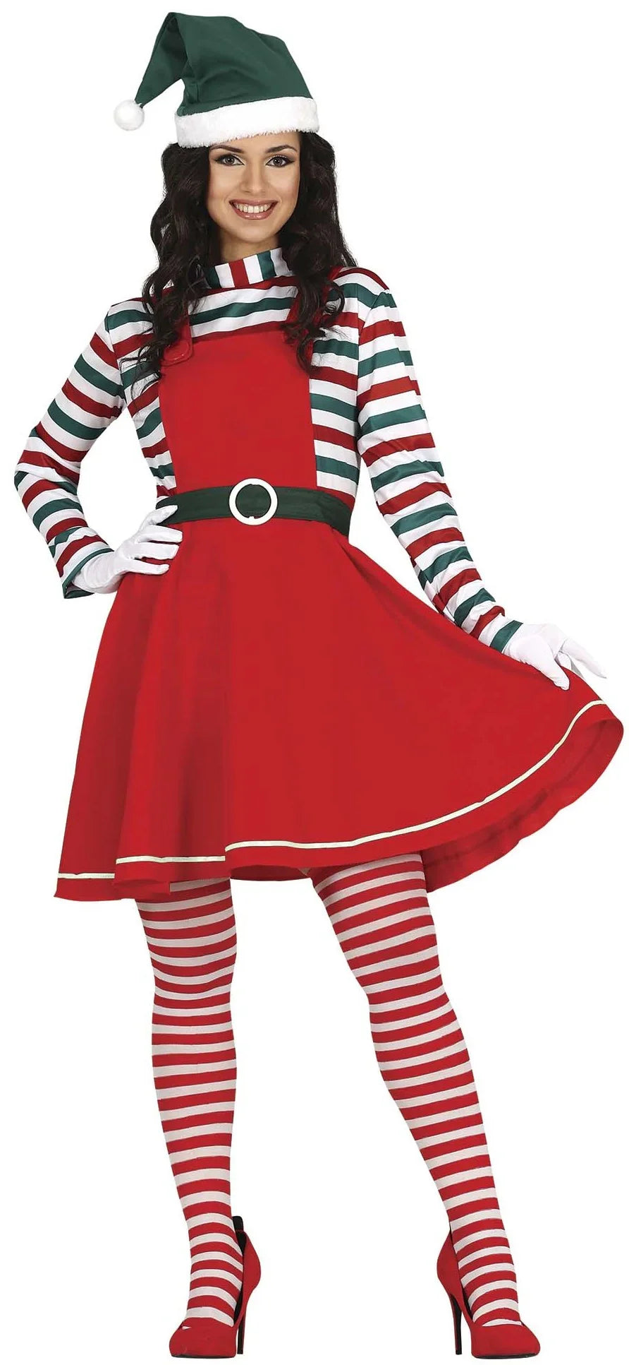 Disfraces para Grupo de Elfos de Papá Noel con Peto Elfos Navideños Disfraces Simon