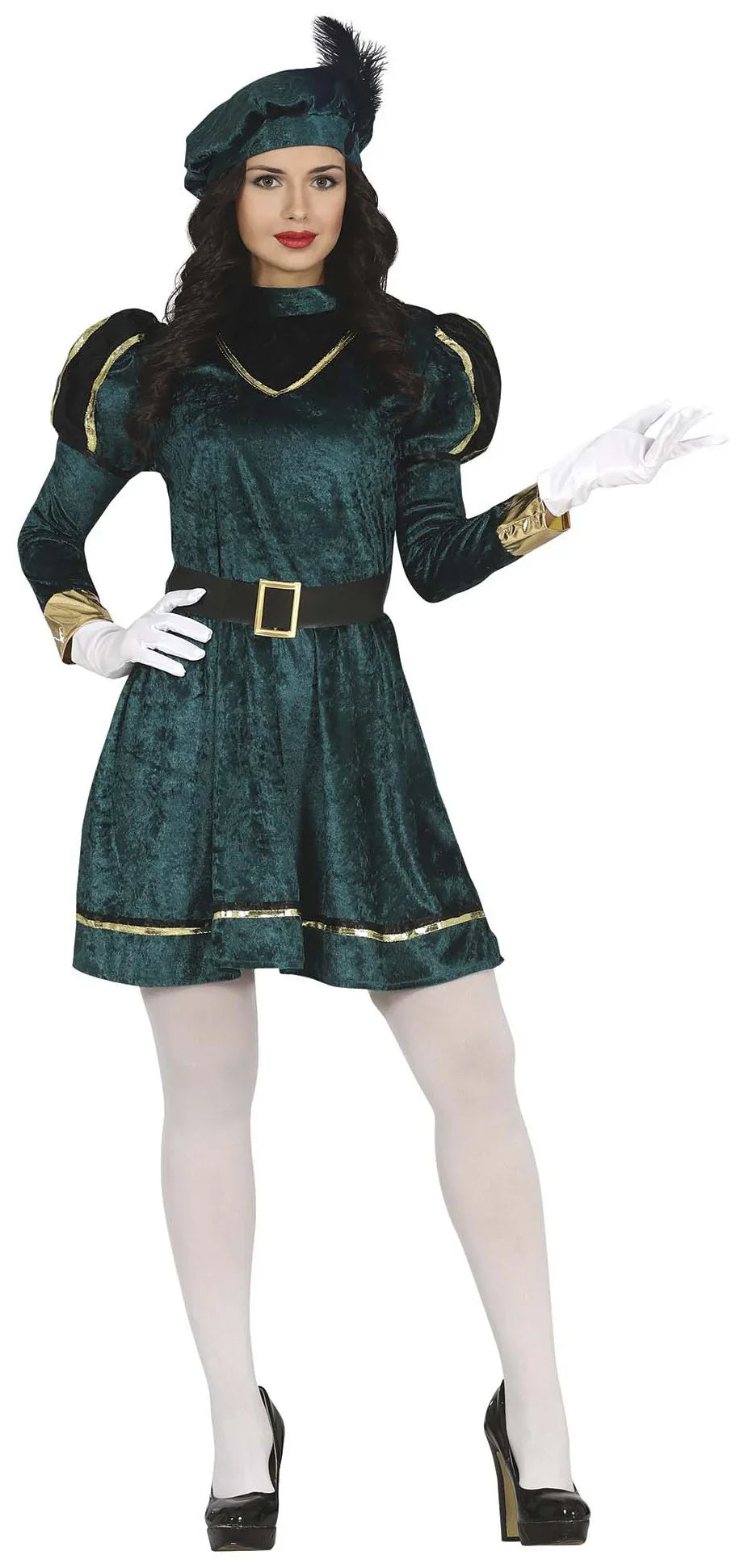 Disfraces en Pareja de Paje Real Verde Pajes Reales Disfraces Simon