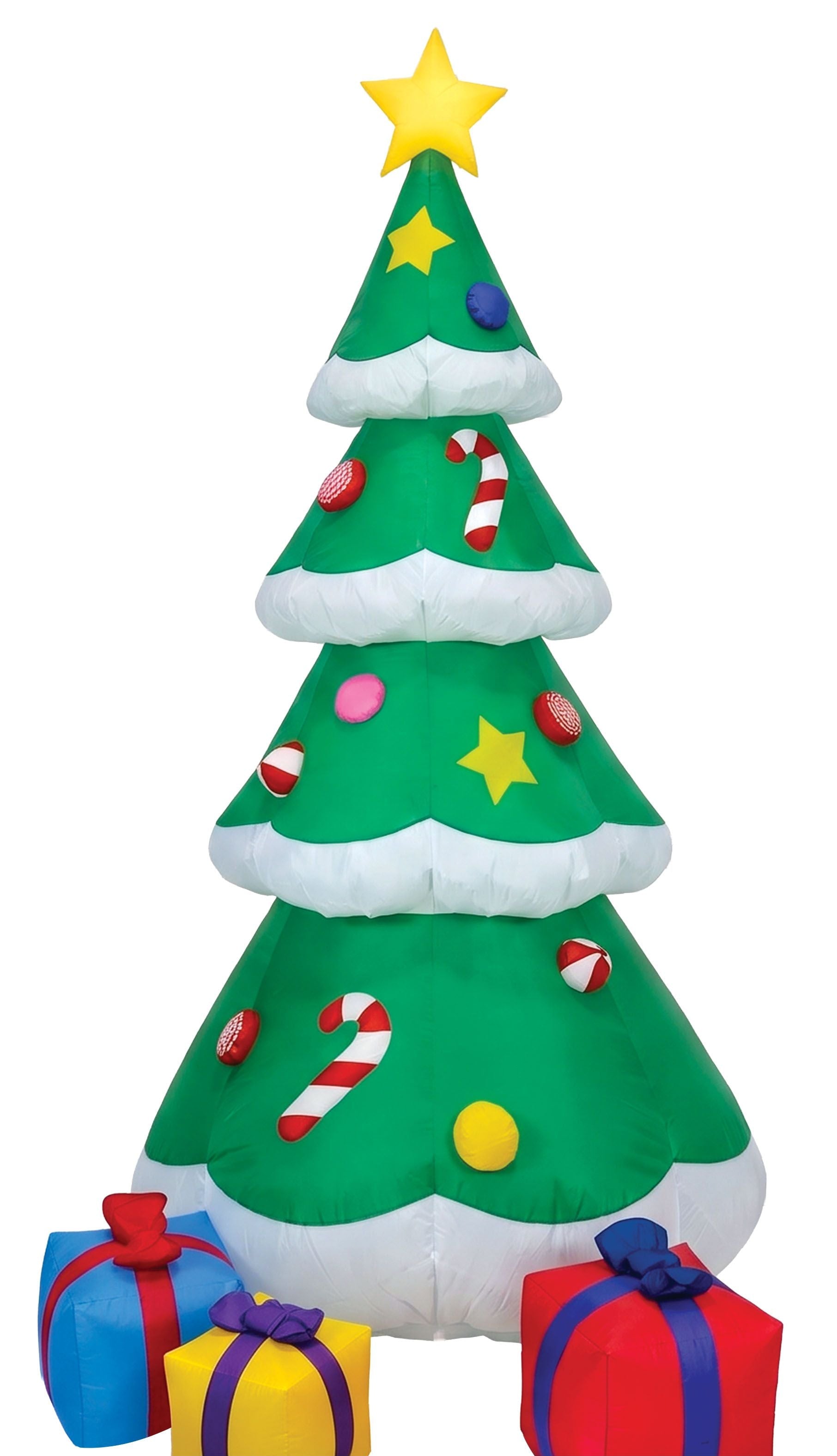 Albero di Natale Gonfiabile con Luci di 180cm