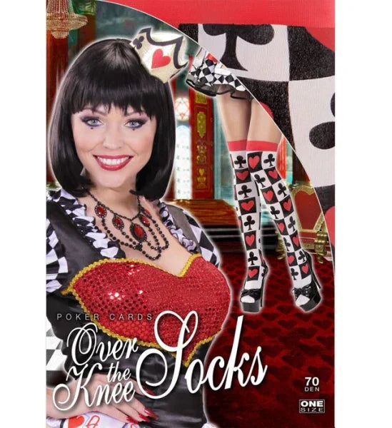 Medias Poker - Corazones COMPLEMENTOS Widmann