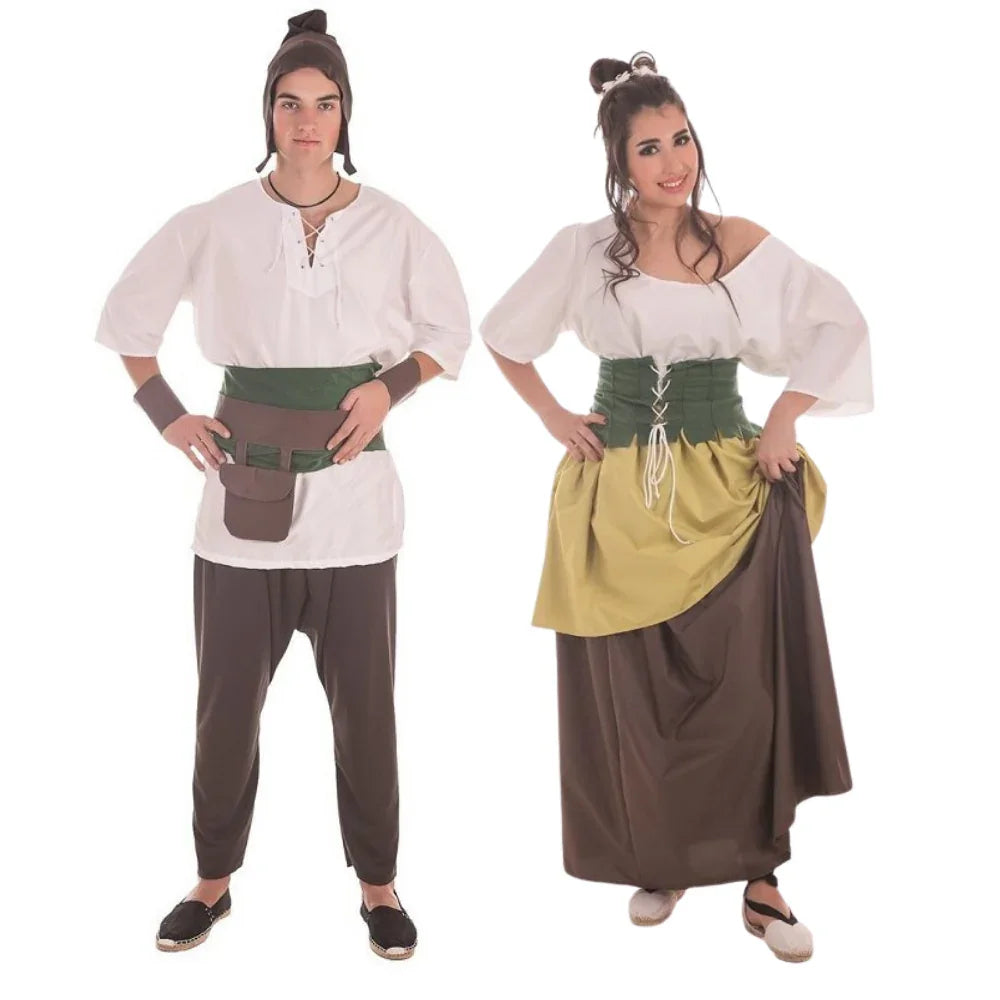 Disfraces en Pareja de Tenderos Medievales Medievales Disfraces Simon